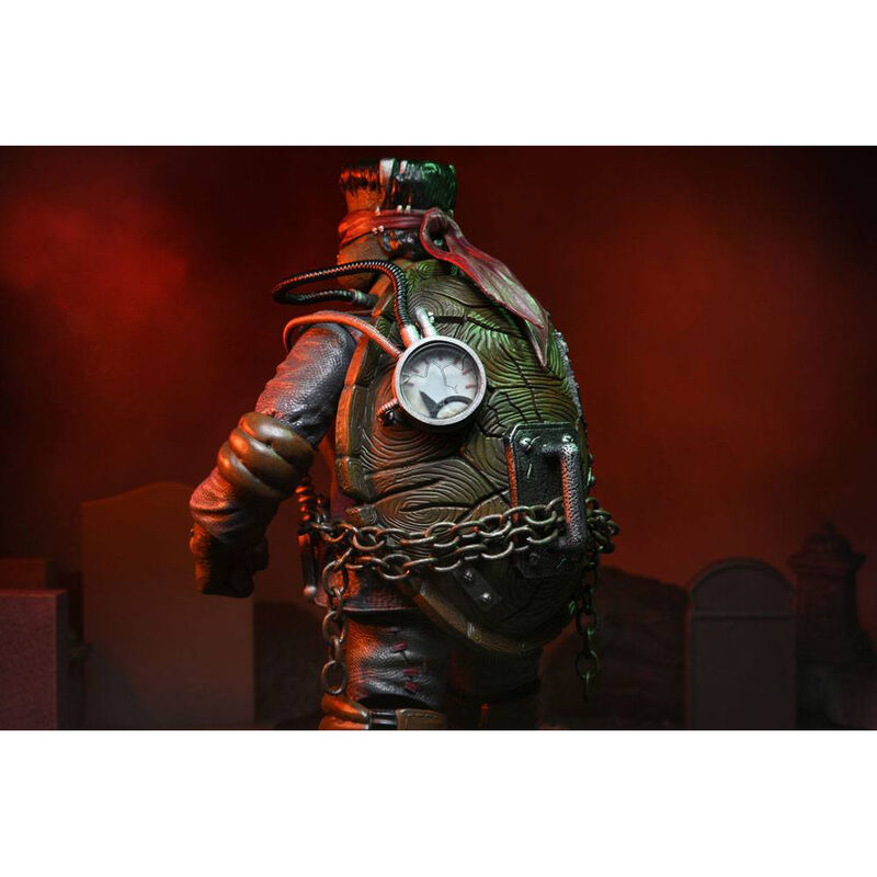Action figure definitiva di Raffaello nei panni del mostro di Frankenstein delle Tartarughe Ninja 18 cm