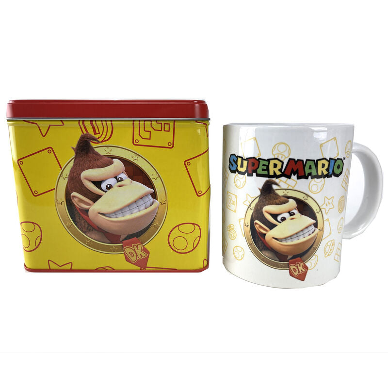 donkey kong super mario bros nintendo piggy bank  mug