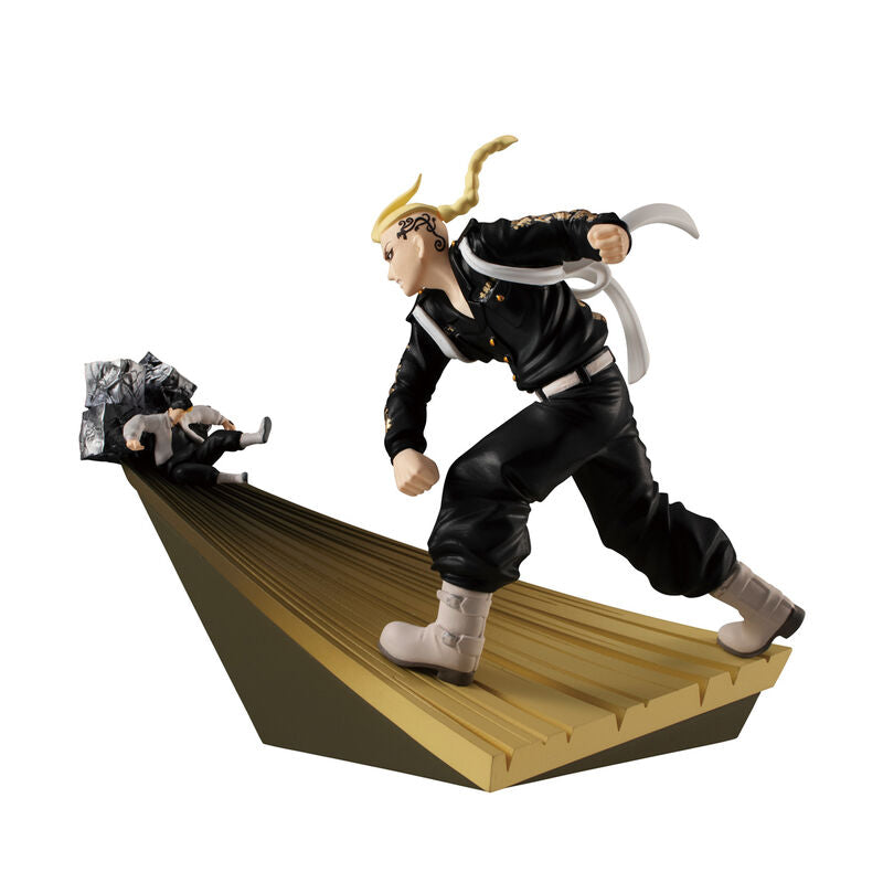 Wyświetlacz 4 figurek Petitrama Tokyo Revengers Series Toman Heroic Scenes 8cm