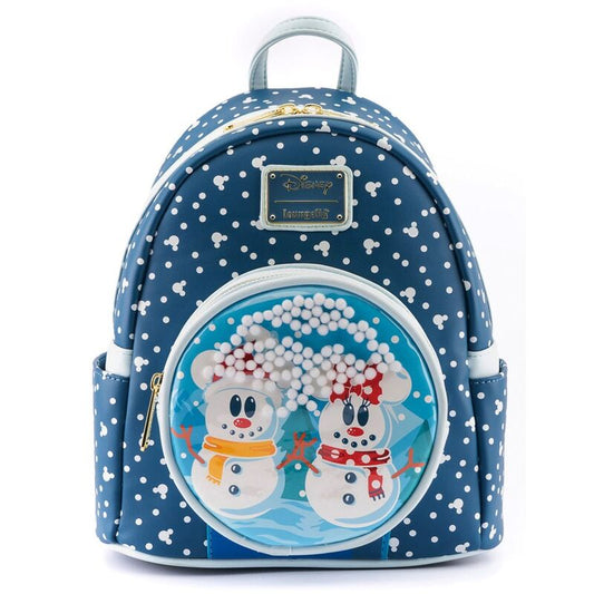 Mickey & Minnie Schneemann Disney Loungefly Rucksack 26 cm