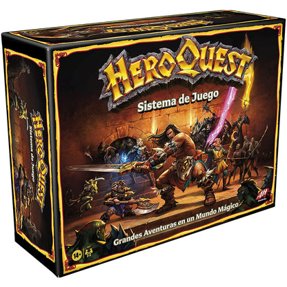 HeroQuest Avalon Hill Dungeon Adventures Gra planszowa (hiszpański)