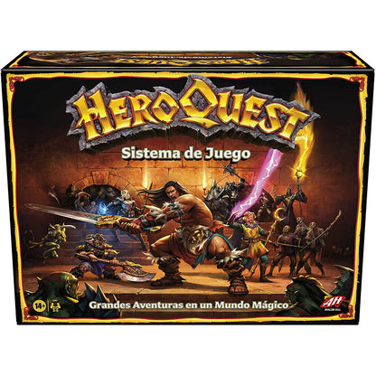 HeroQuest Avalon Hill Dungeon Adventures Gra planszowa (hiszpański)