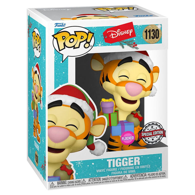 Disney Holiday Tygrysek Flocked Ekskluzywna figurka POP