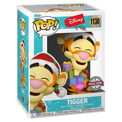 Disney Holiday Tygrysek Flocked Ekskluzywna figurka POP