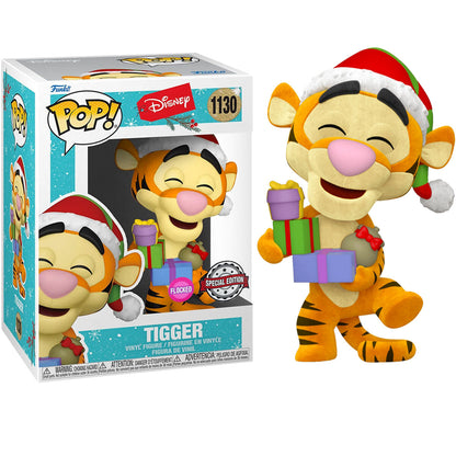 Disney Holiday Tygrysek Flocked Ekskluzywna figurka POP