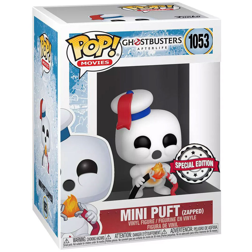 Ghostbusters Afterlife Mini Puft Zapped exclusive POP figure