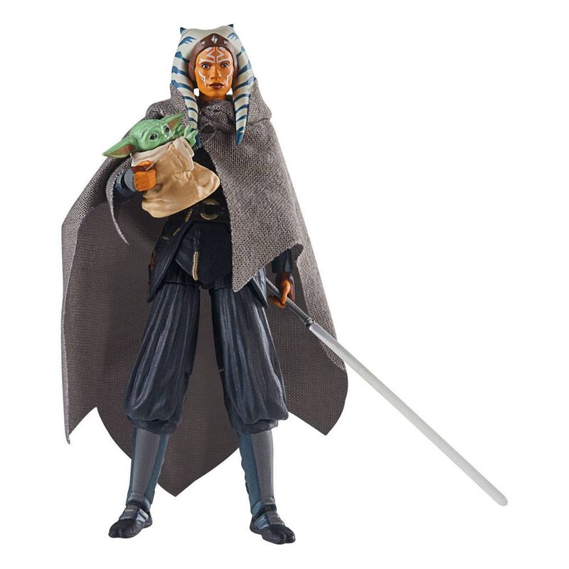 figure ahsoka tano and grogu vintage collection star wars 10cm