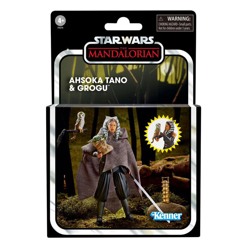 Figurka Ahsoka Tano i Grogu Vintage Collection Star Wars 10cm