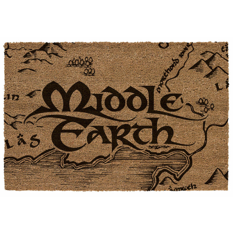 middle earth lord of the rings doormat 60x40cm