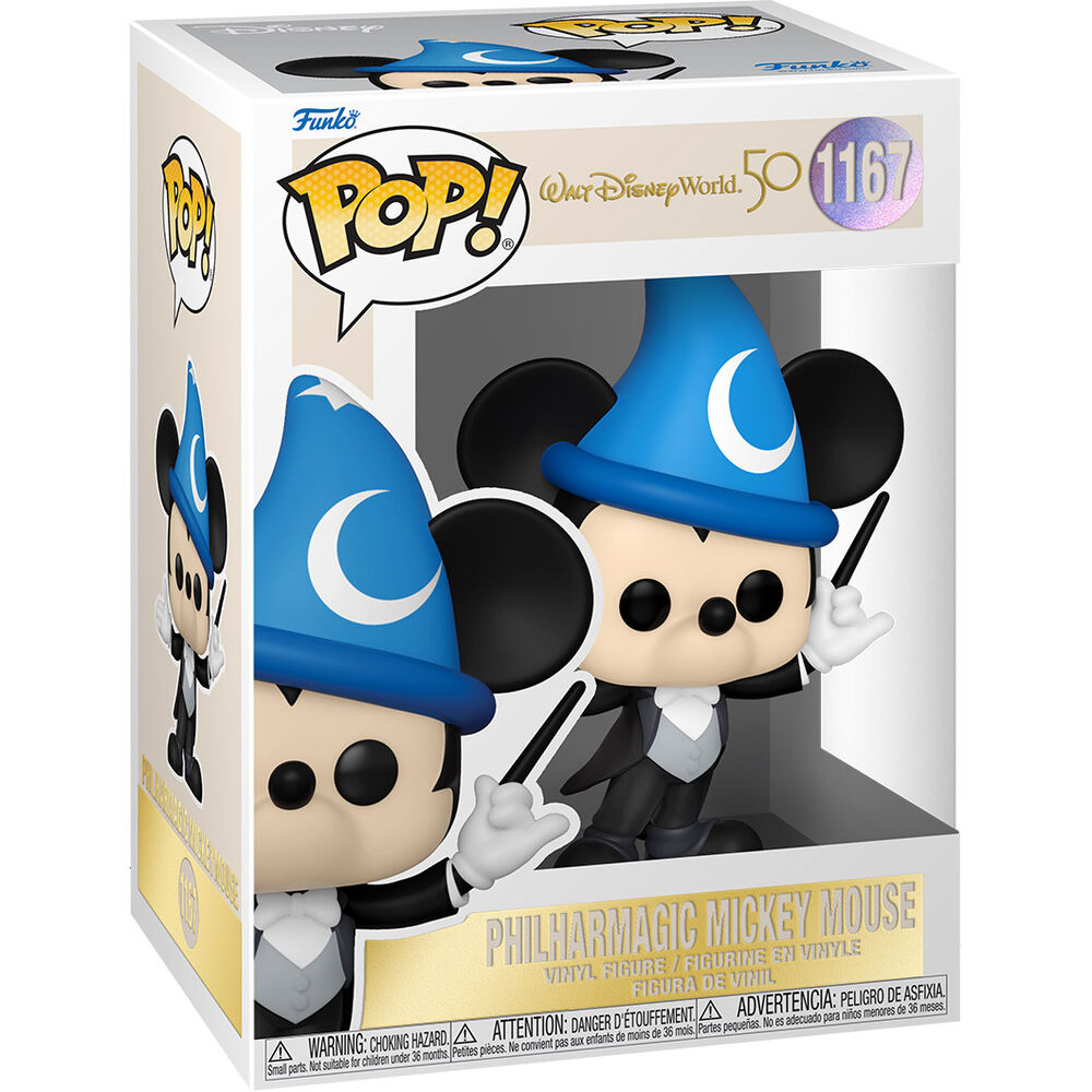 Disney World 50th Anniversary Philharmagic Mickey POP Figure