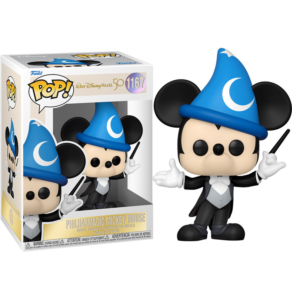 disney world 50th anniversary philharmagic mickey pop figure
