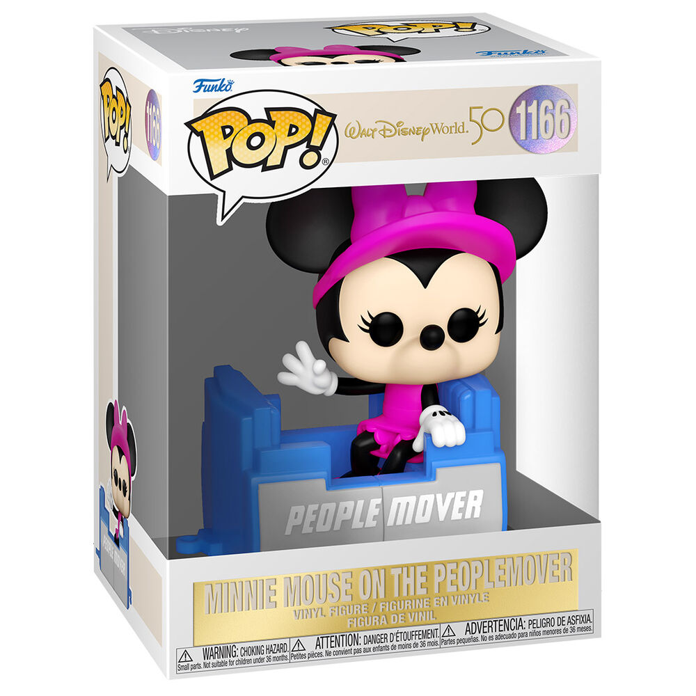Disney World 50th Anniversary Minnie People Mover POP Figure