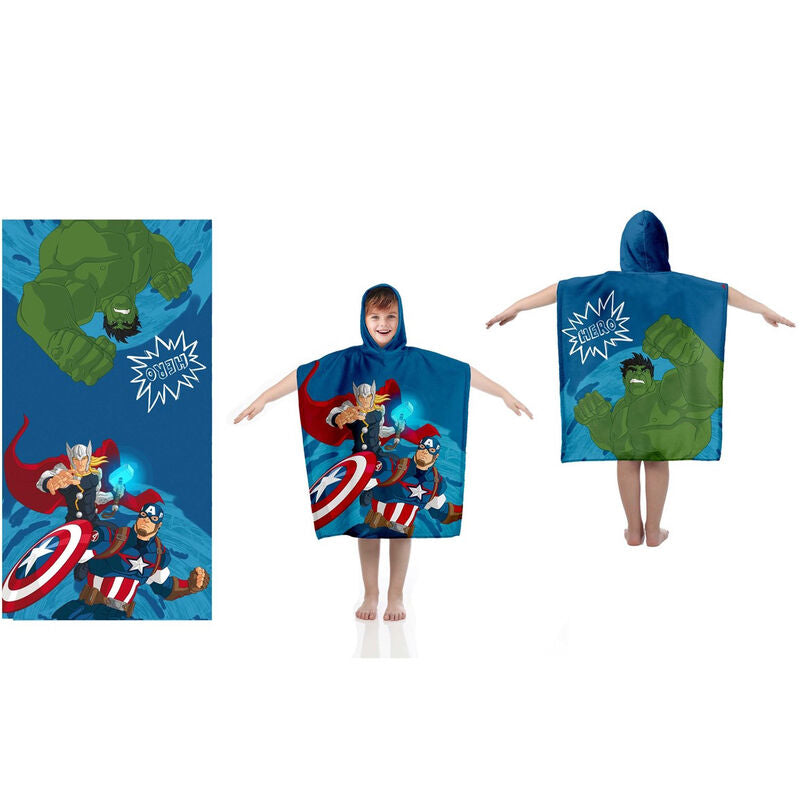 Avengers Marvel cotton poncho towel