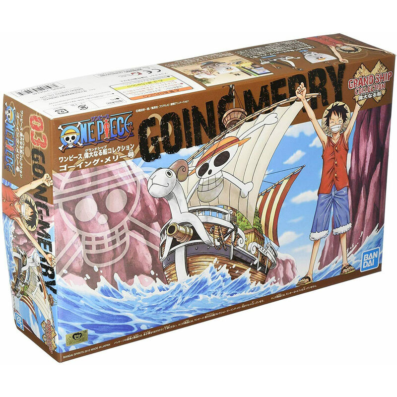 Kit de modelo do navio Going Merry da coleção Grand Ship One Piece 15 cm