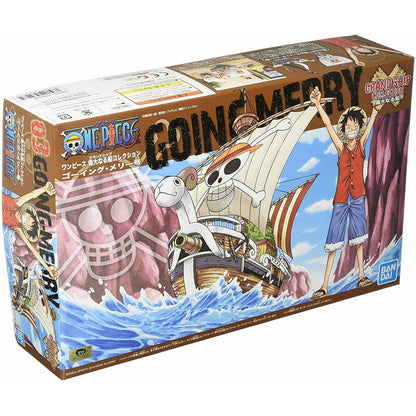 Kit de modelo do navio Going Merry da coleção Grand Ship One Piece 15 cm