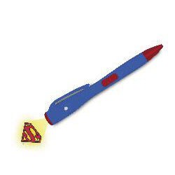Superman DC Comics pen with light