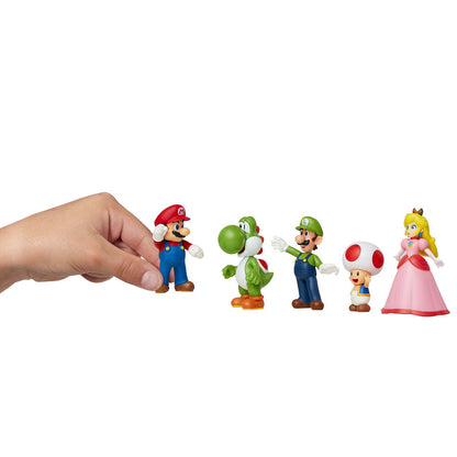 Blister of 5 Super Mario Nintendo figures 6cm