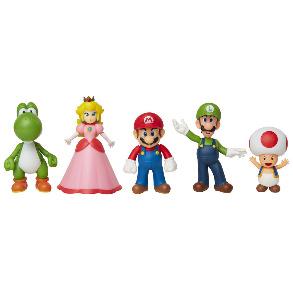 Blister of 5 Super Mario Nintendo figures 6cm