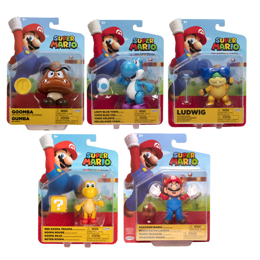 super mario figure super mario nintendo 10cm assorted