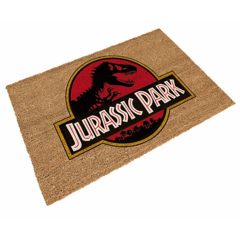 jurassic park logo doormat 60x40cm