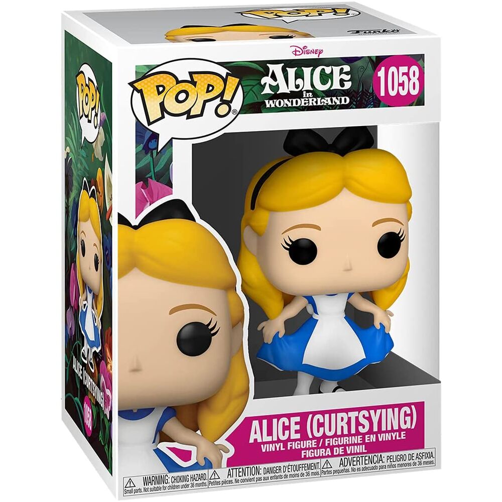 disney pop figure alice in wonderland 70th anniversary alice curtsying