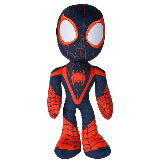 marvel spidey miles morales plush 25cm