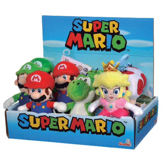 Super Mario Nintendo Plush Keychain 12cm Assorted