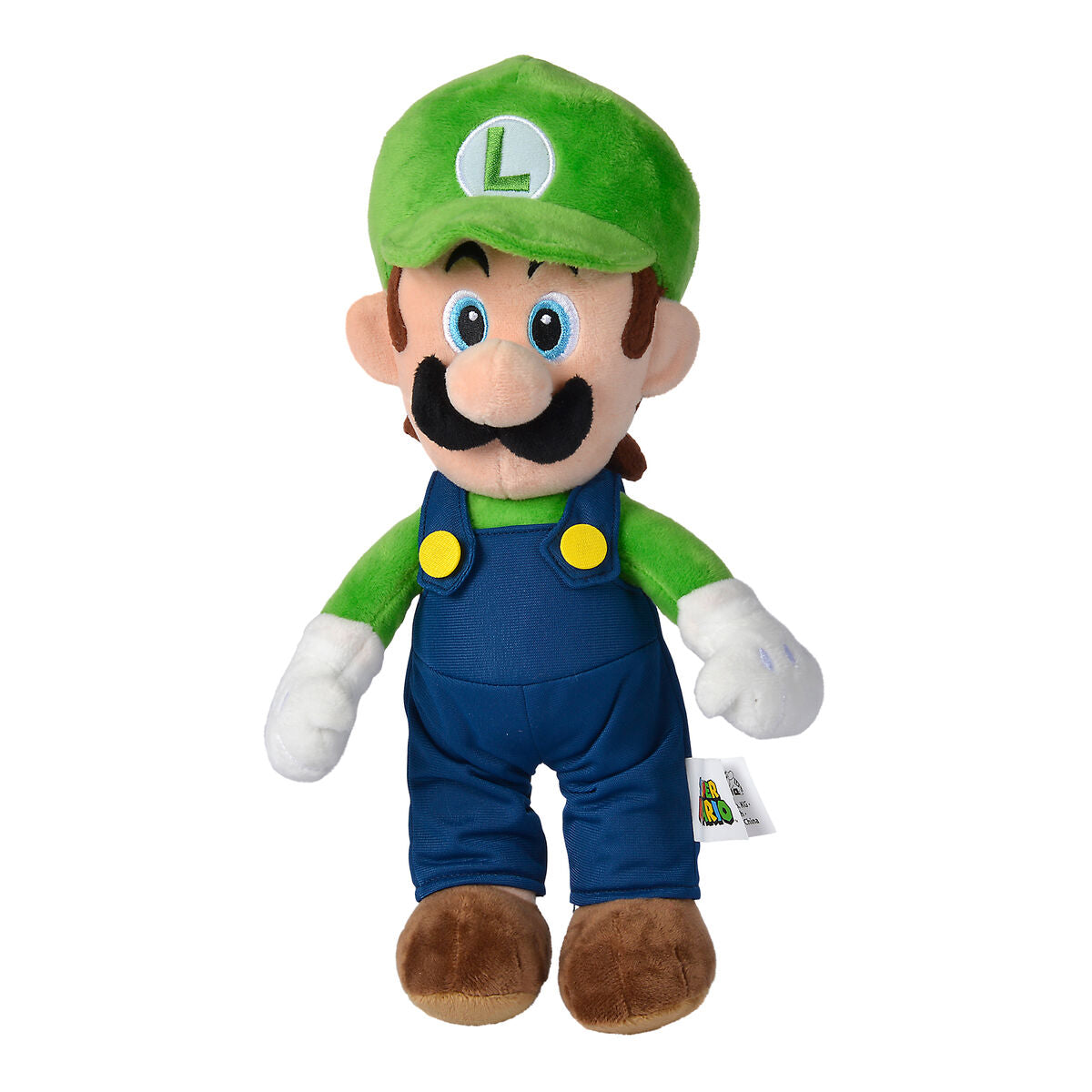 luigi super mario bros plush 30cm