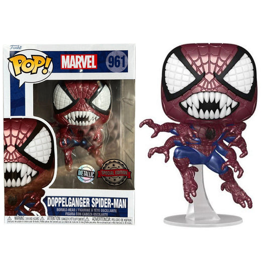 marvel doppelganger spiderman exclusive pop figure