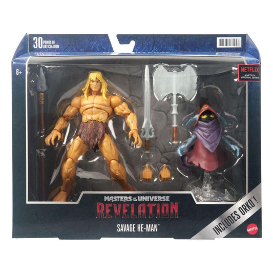 figure he man savage masters of the universe revelation masterverse 18cm