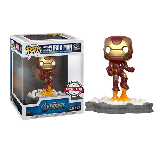 Figura POP exclusiva de Iron Man de Marvel Avengers Assemble