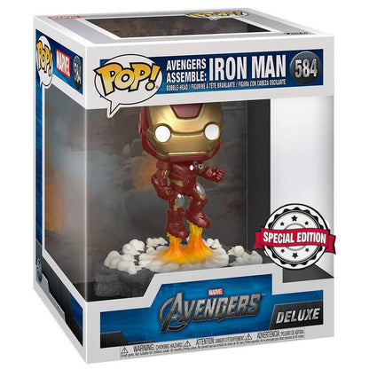 Figura POP exclusiva de Iron Man de Marvel Avengers Assemble