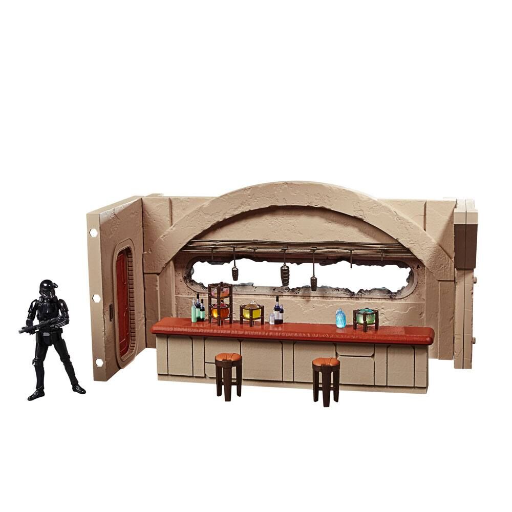 Sceneria Nevarro Cantina + figurka Imperial Death Trooper Mandalorian Star Wars