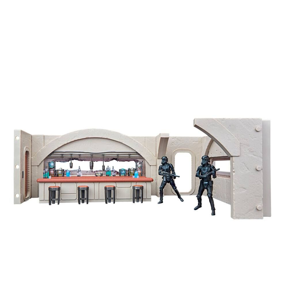Sceneria Nevarro Cantina + figurka Imperial Death Trooper Mandalorian Star Wars