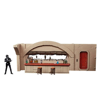 Sceneria Nevarro Cantina + figurka Imperial Death Trooper Mandalorian Star Wars
