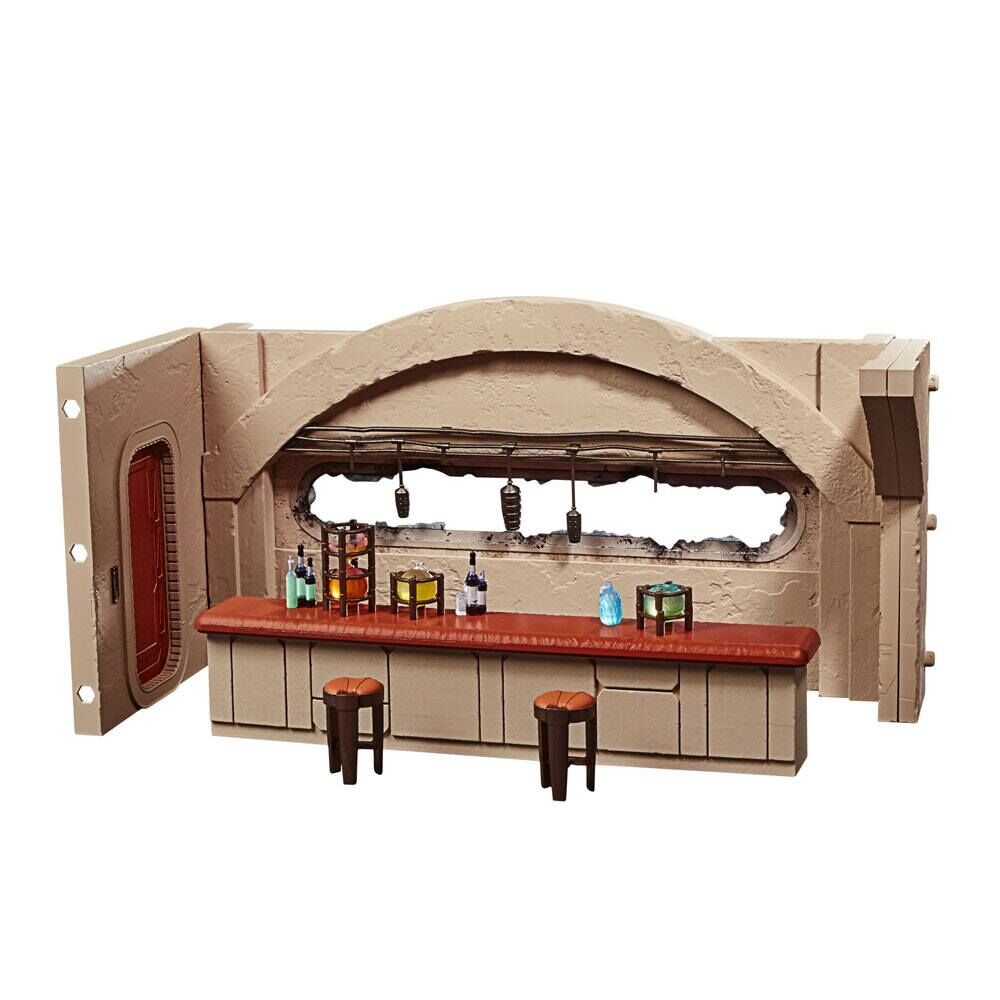 Sceneria Nevarro Cantina + figurka Imperial Death Trooper Mandalorian Star Wars