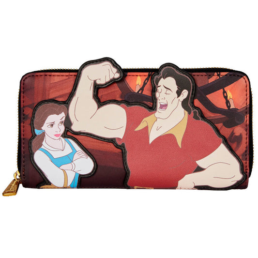 Villains Wallet Gaston Scene Beauty and the Beast Disney Loungefly