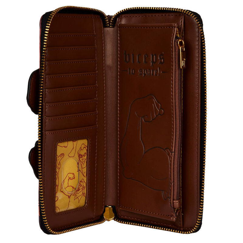 Villains Wallet Gaston Scene Beauty and the Beast Disney Loungefly