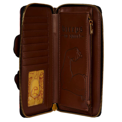 Villains Wallet Gaston Scene Beauty and the Beast Disney Loungefly