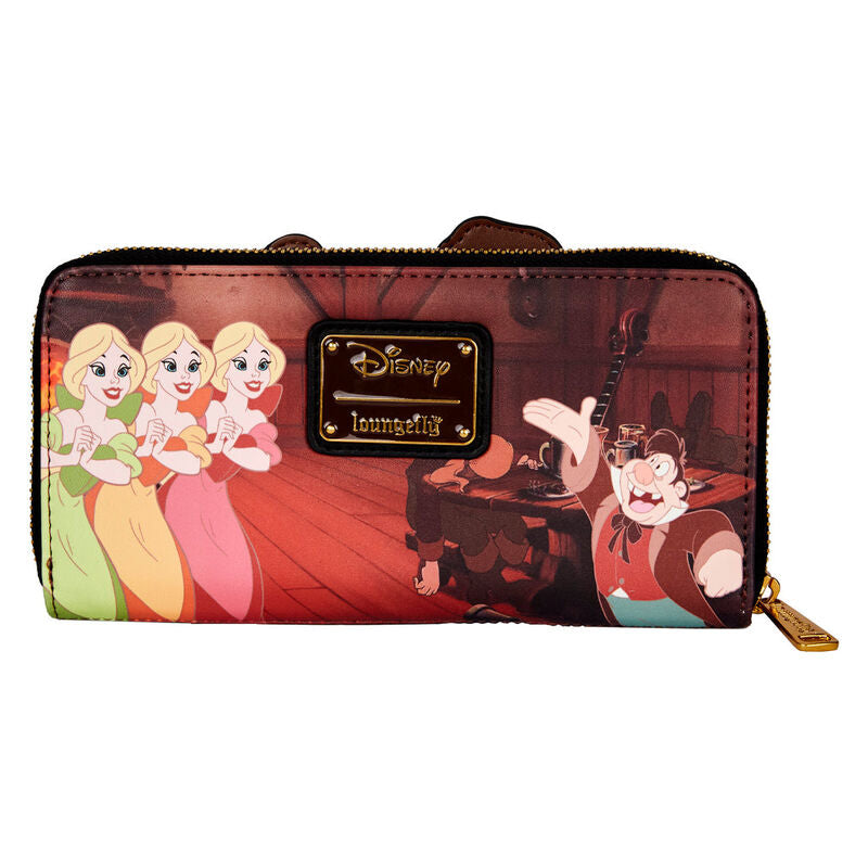 Villains Wallet Gaston Scene Beauty and the Beast Disney Loungefly