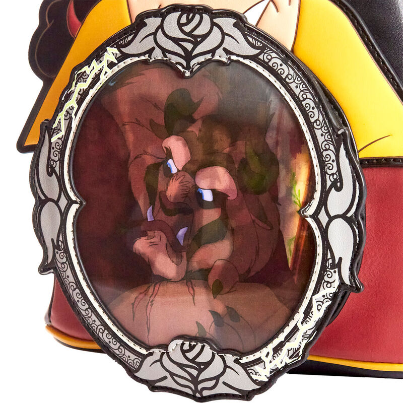 Villains Backpack Gaston Scene Beauty and the Beast Disney Loungefly 26cm