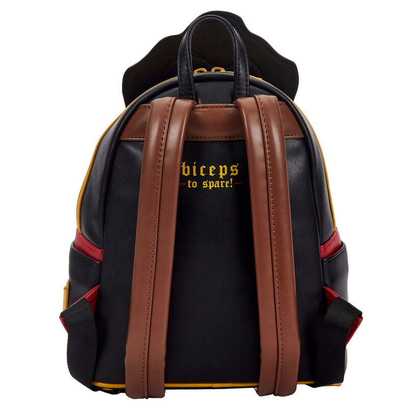 Villains Backpack Gaston Scene Beauty and the Beast Disney Loungefly 26cm
