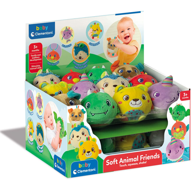 plush animal rattle