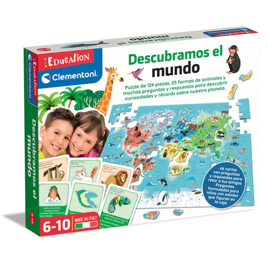 puzzle let's discover the world 124 pieces
