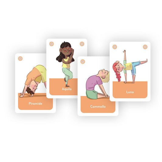 Juego de cartas de yoga
