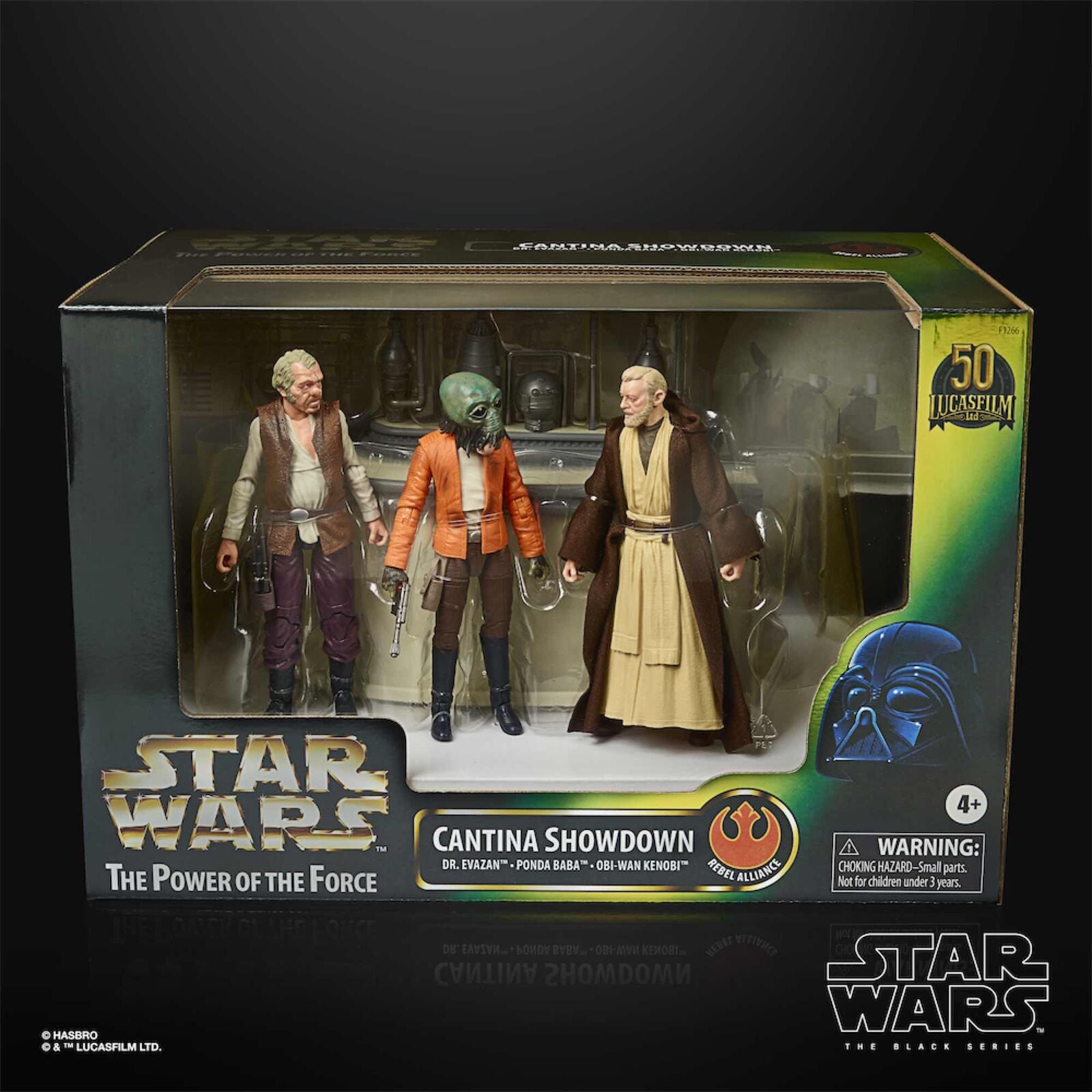 the power of the force figures set cantina showdown black series star wars 15cm