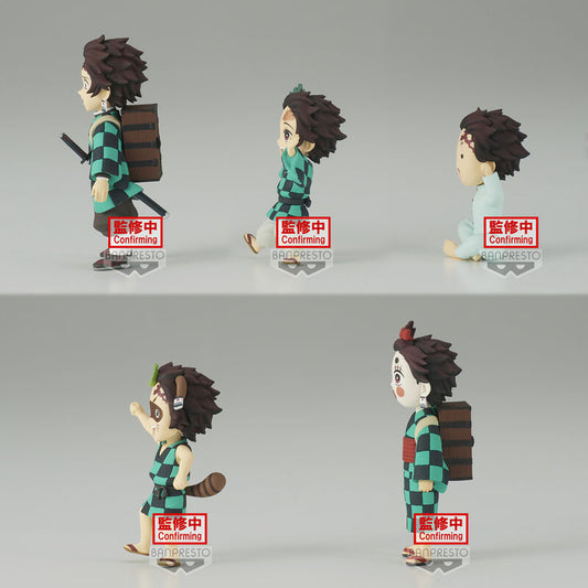 Figura Tanjiro Kamado Demon Slayer Kimetsu no Yaiba 7cm assortiti