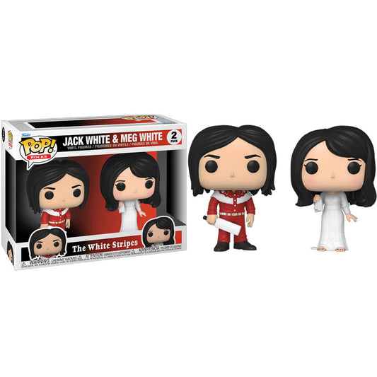 blister 2 pop figures the white stripes jack white and meg white