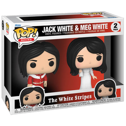 Blister 2 POP figures The White Stripes Jack White and Meg White