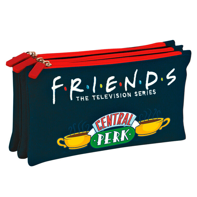 friends triple pencil case